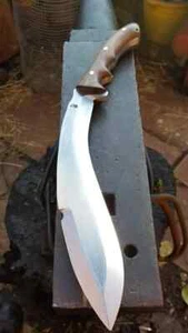 CUSTOM HANDMADE D2 WERKZEUGSTAHL JAGD KUKRI BOWIE MESSER SURVIVAL CAMPING MESSER - Bild 1 von 1