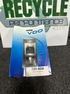 Interruptor de presión VDO 230-604 doble circuito normalmente abierto/cerrado 4 PSI Foto 1 de 3