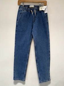 Abercrombie Kids Denim Elastic waist NEW with tags 13/14 drawstring y2k - Picture 1 of 3