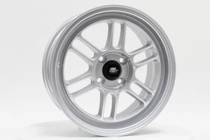 15x7 +33 MST Suzuka 4x100 Glossy Silver Wheels (Set of 4) - Picture 1 of 3