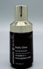 Infinite Beauty Daily Glow Facial Serum Vitamin C + Hyaluronic Acid 2 fl oz New