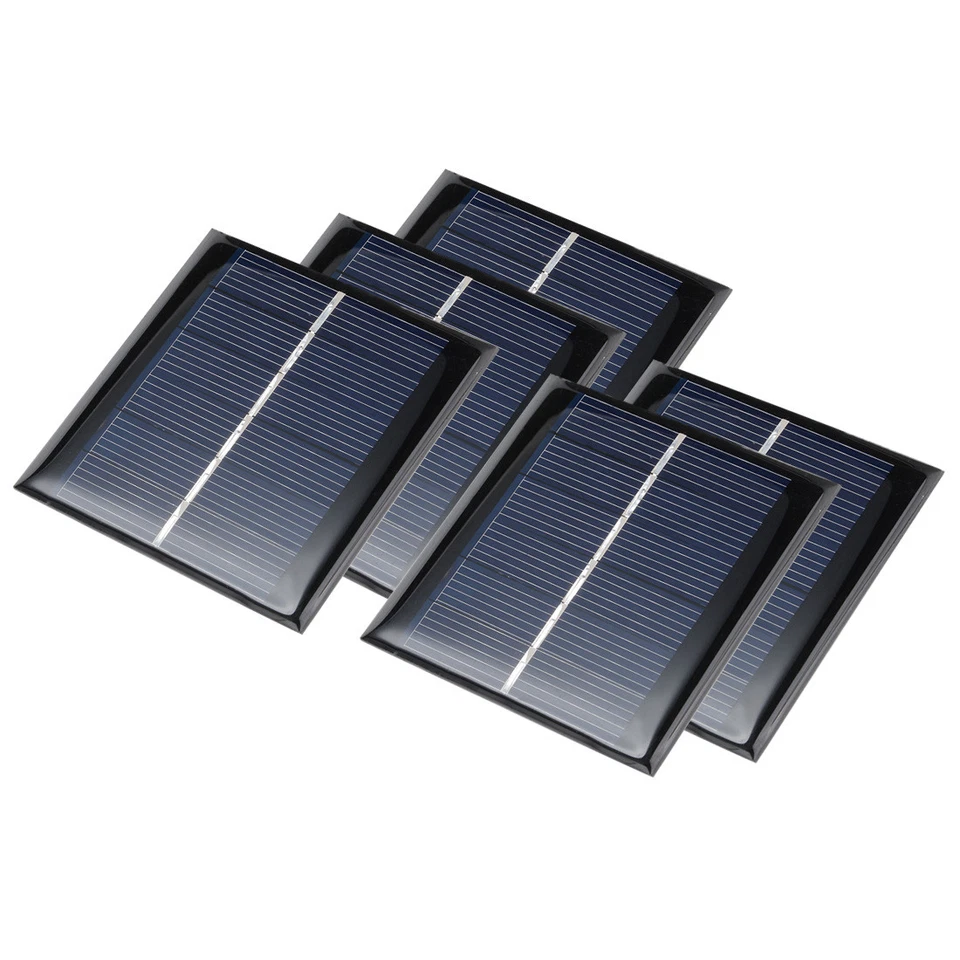5pcs 3v 100ma Poly Mini Solar Panel Module DIY for Toys Charger 70mmx70mm