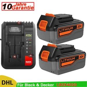 18V 8,0Ah Für BLACK+DECKER Akku Lithium BL2018 BL1318 BL4018 BL1518 LBXR20 3,8Ah - Bild 1 von 18
