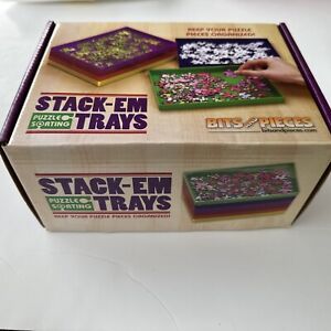 Bits and Pieces  Puzzle Sorting Stack-Em Sorting Trays Puzzle Piece Sorter