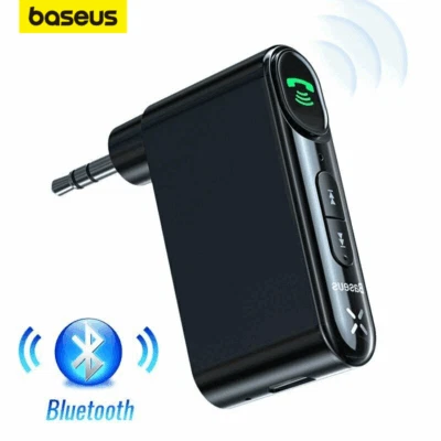 Baseus Adattatore Ricevitore Auto Bluetooth 5.0 Aux Audio Receiver Batteria Jack Auto - Immagine 1 di 4