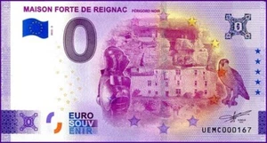 UEMC / MAISON FORTE DE REIGNAC / BILLET 0 € / NULL EURO-SCHEIN / 0 € 2022-2 - Picture 1 of 1