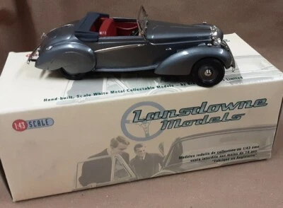 Lansdowne Diecast 1939 Lagonda V12 Rapide Drophead 1/43 # LDM-78 Gunmetal Grey - Image 1 of 4