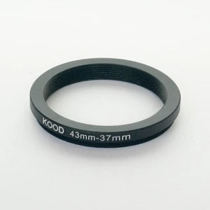 STEP DOWN ADAPTER 43MM-37MM STEPPING RING 43MM TO 37MM 43-37 FILTER ADAPTOR - Picture 1 of 1