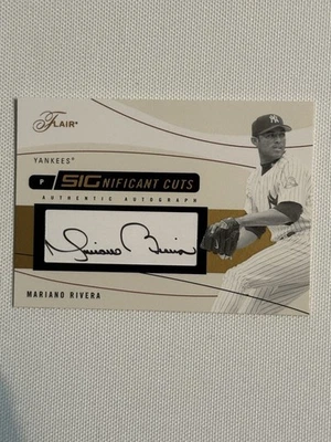 Fleer Significant Cuts Mariano Rivera 2004 automático 023/050 SIG-MR Foto 1 de 2