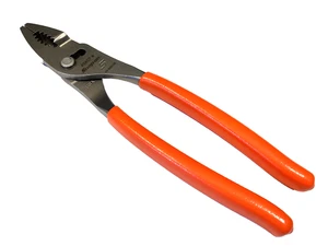 Snap on Tools 49ACF ORANGE Soft Grip Combination Slip Joint Pliers & Cutter MINT - Bild 1 von 8