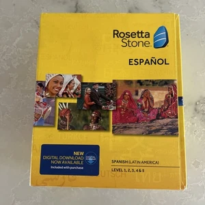 Rosetta Stone Espanol Spanish Latin America Level 1-5 Learning Set - Picture 1 of 8