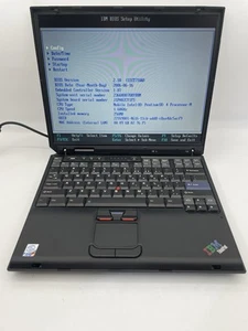 ๐ฅ๐ฅ๐ฅ VINTAGE IBM ThinkPad T30 14" Laptop Intel Pentium 4 CPU 40GB HDD Memory - Picture 1 of 9
