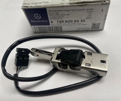 New Genuine Mercedes SL500 R129 Bow Extension Cylinder Switch 1298205510 - Image 1 of 2