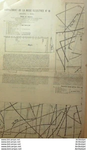 La Mode illustree 1890 # 18 & son Patron with Pattern - Picture 1 of 4