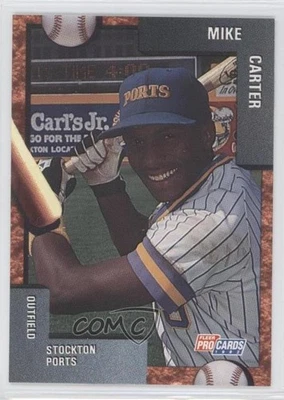1992 Fleer ProCards Minor League Mike Carter #47 - Image 1 of 2