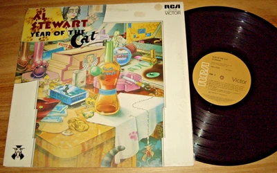AL STEWART *OZ 1st Press Gatefold 12" LP ' YEAR OF THE CAT ' 1977 VGC+ - Image 1 of 3