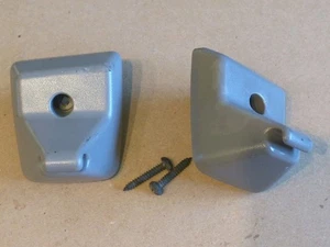 2001-2004 OEM GRANDE FORD F-150 F150 PARASOL CLIPS DIESTRO JUEGO + tornillos gris  - Imagen 1 de 16