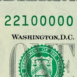 True Trinary Chunky Ladder Descending 2s 1 0s Five in a Row 0s Dollar Fancy - Picture 1 of 6