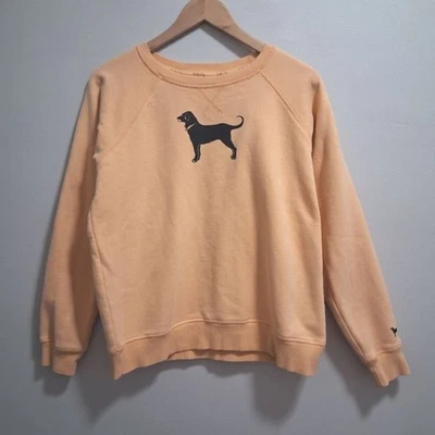 The Black Dog Orange Peach Crewneck Sweatshirt Soft Cozy Small Legacy Collection - Image 1 of 4