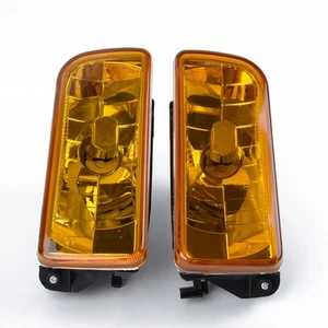 1 Pair Car Fog Lights Yellow Lens Replacement For E36 3 Series 1992-1998 - Picture 1 of 12