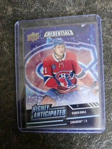 2022-23 Upper Deck Credentials Highly Anticipated Kaiden Guhle Card# HA-46 - Picture 1 of 2
