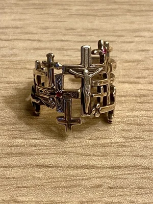 Amazing Silver & Ruby Stone Ring 925 Sterling Silver Handmade Jewelry - Image 1 of 4