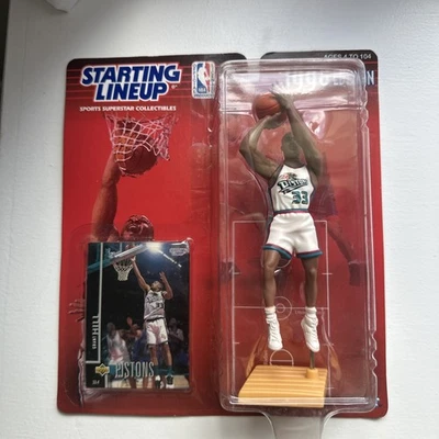 Figura Kenner Detroit Pistons Grant Hill 1998 alineación inicial de la NBA Foto 1 de 2