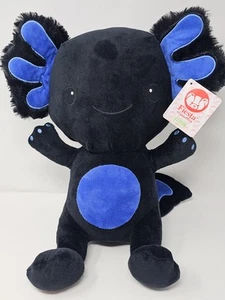 Black Axolotl Plush 9” Fiesta Toys Axie Limited Edition Stuffed Animal Cute Kawa - Picture 1 of 7
