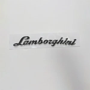 Lamborghini Aventador LP700 LP720 LP750 Rear Script Emblem Gloss Black 470853742 - Picture 1 of 3