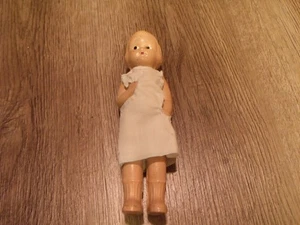 COMPOSICIÓN VINTAGE AÑOS 40 MUÑECA FIGURA MUÑECA MUÑECA 6 1/4 PULGADAS DE ALTO - Imagen 1 de 2