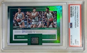 2017-18 Status - Factions Larry Bird, Robert Parish, Kevin McHale #27. PSA 9 - Picture 1 of 3