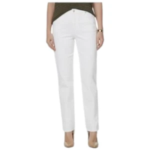 Vanderbilt Amanda White Tapered Jeans Size 12 AVE NWT Coastal Chic - Picture 1 of 14