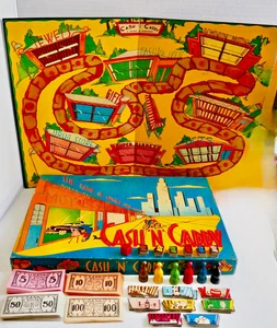 Uncommon Vintage 1930s CASH ‘N’ CARRY Business Board Game ONTEX Canada COMPLETE - Picture 1 of 19