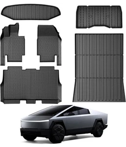 Mixsuper Floor Mats Bed Mat for Tesla Cybertruck 2024 2025,All Weather Floor Mat - Picture 1 of 6