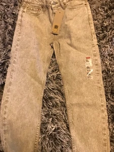 LEVI's 512 Brand New Slim Taper Gray Jeans (30x30) MSRP $79.50 - Picture 1 of 3