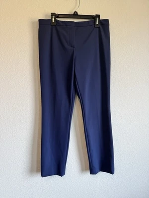 Theory 女式海军蓝直筒连衣裙裤子短码 4 — 第 1/4 张图片
