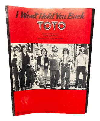 I Won't Hold You Back Toto Sheet Music - Image 1 of 2