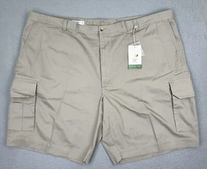 Cutter And Buck Shorts Mens 54B Tan Cargo Regular Cotton NWT - Picture 1 of 15