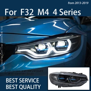 LED Headlights W/Sequential Turn Light For BMW F32 F36 F82 M4 4Series 2013-2019 - Picture 1 of 11