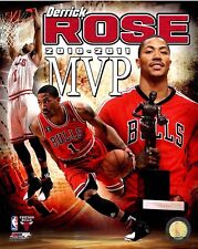 Derrick Rose "Chicago Bulls" NBA Licensed Unsigned 8x10 Matte 10/11 MVP Photo A2