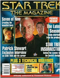 STAR TREK MAGAZINE MAY 1999 PREMIERE ISSUE PATRICK STEWART BORG INSURRECTION - Picture 1 of 12