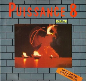 PUISSANCE 8 "PUISSANCE EXALTE" BIGUINE ZOUK LP 1986 SPEED RECORDS 2012 - Picture 1 of 2