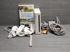 Nintendo Wii Console - 2x Controllers - 2x Nunchucks - Wii Sports - W/cords 
