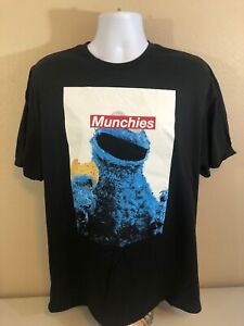 Sesame Street Cookie Monster “Munchies” T-Shirt Mens XL Black