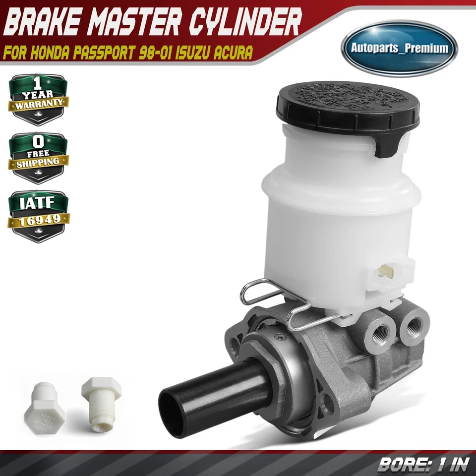 Cilindro mestre de freio com reservatório e sensor para Honda Passport 98-01 Isuzu Acura - Imagem 1 de 4