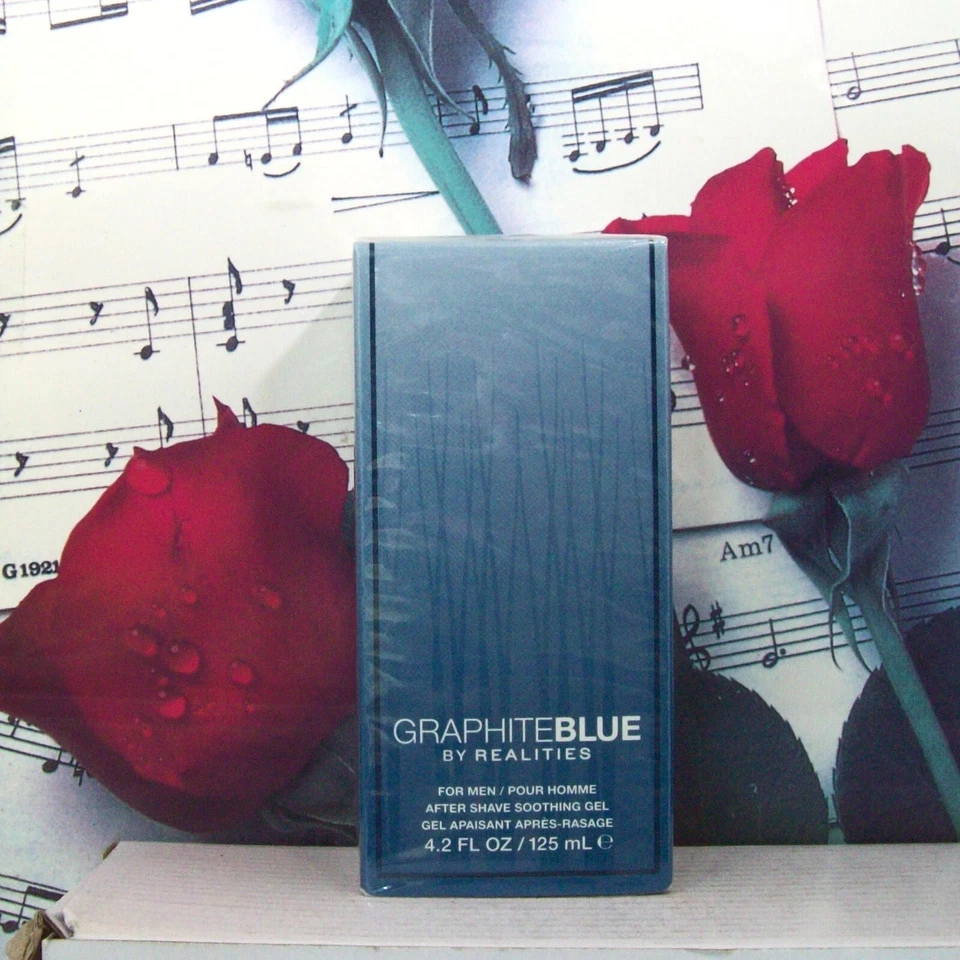Realities Graphite Blue by Liz Claiborne After Shave Soother GEL 4.2 Oz for Men