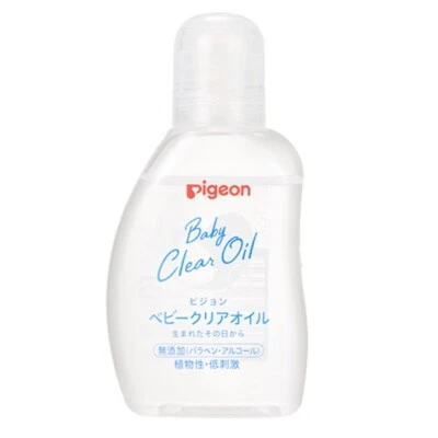 Aceite transparente hidratante para bebé pigeon 80 ml hecho en Japón Foto 1 de 2