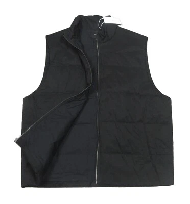 Chaleco Vince para hombre negro relleno liso cremallera completa $395 Foto 1 de 4