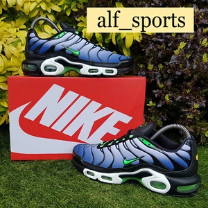 ❤ BNWB & Genuine Nike ® Air Max Plus “Icons” Trainers in Blue & Green UK Size 8