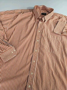 Gitman Bros Men's Long Sleeve Striped Button Up Shirt Made in USA XL - Picture 1 of 8
